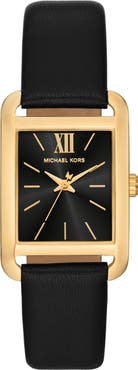 Michael Kors Monroe Leather Strap Watch, 27mm