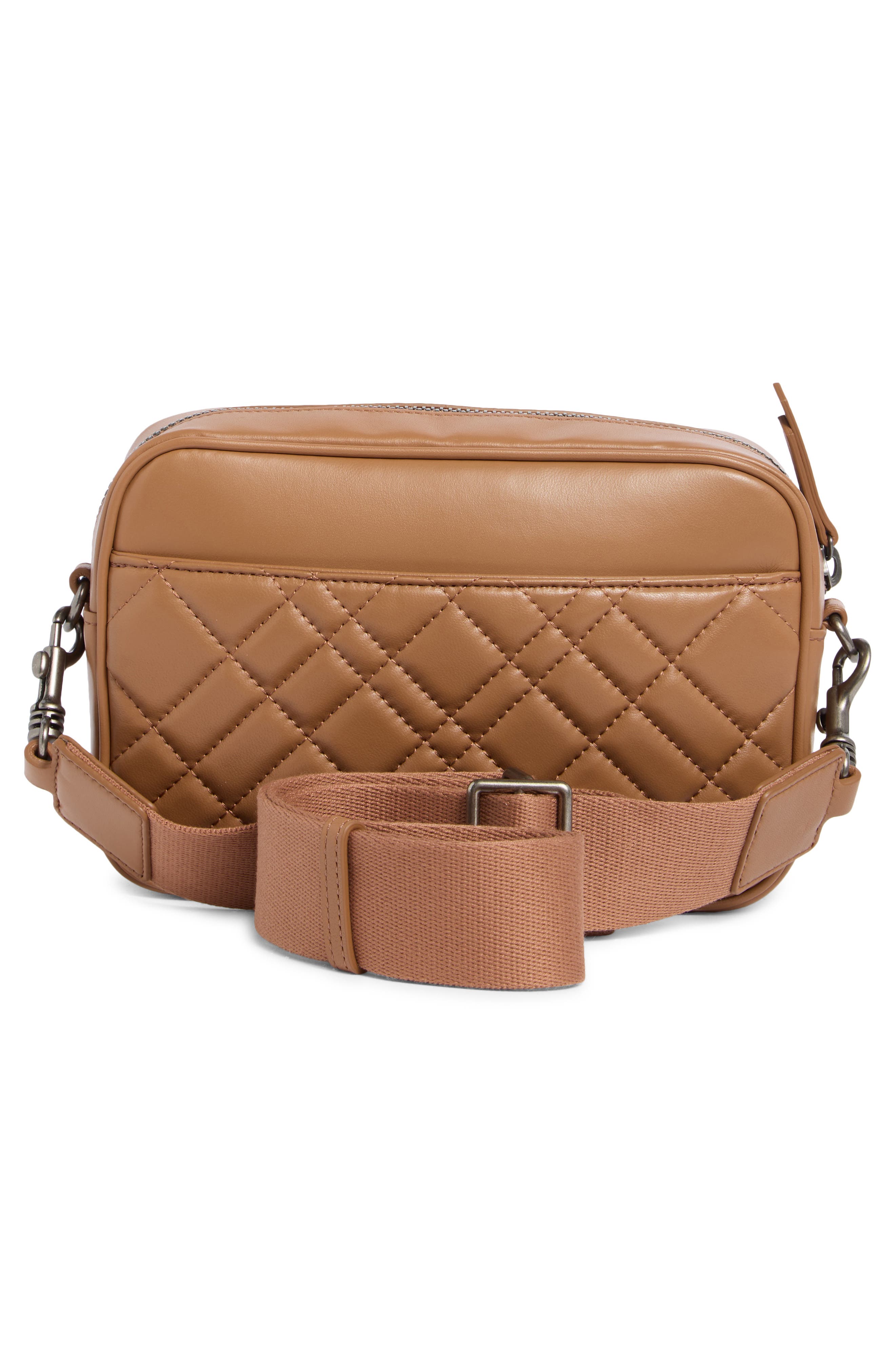 Kurt Geiger London Large Brixton Camera Crossbody Bag, Alternate, color, Light/Pastel Brown