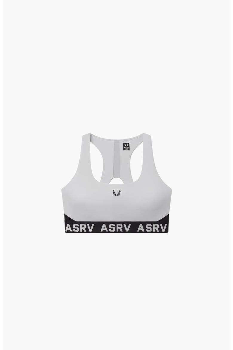 Lycra Adaptiv Racerback Sports Bra, Main, color, Slate Grey