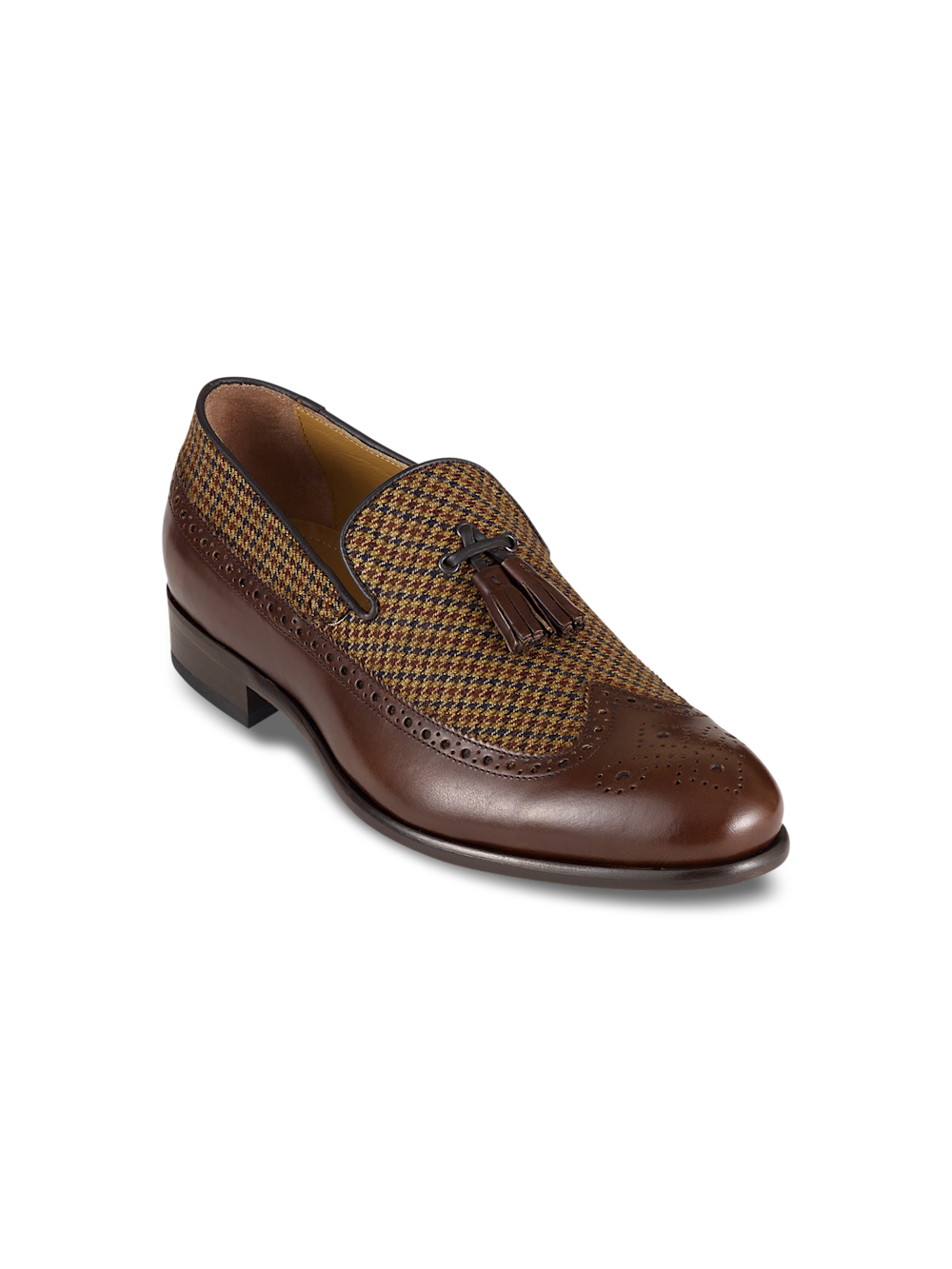 Paul Fredrick Evan Tassel Loafer, Main, color, Brown Multi