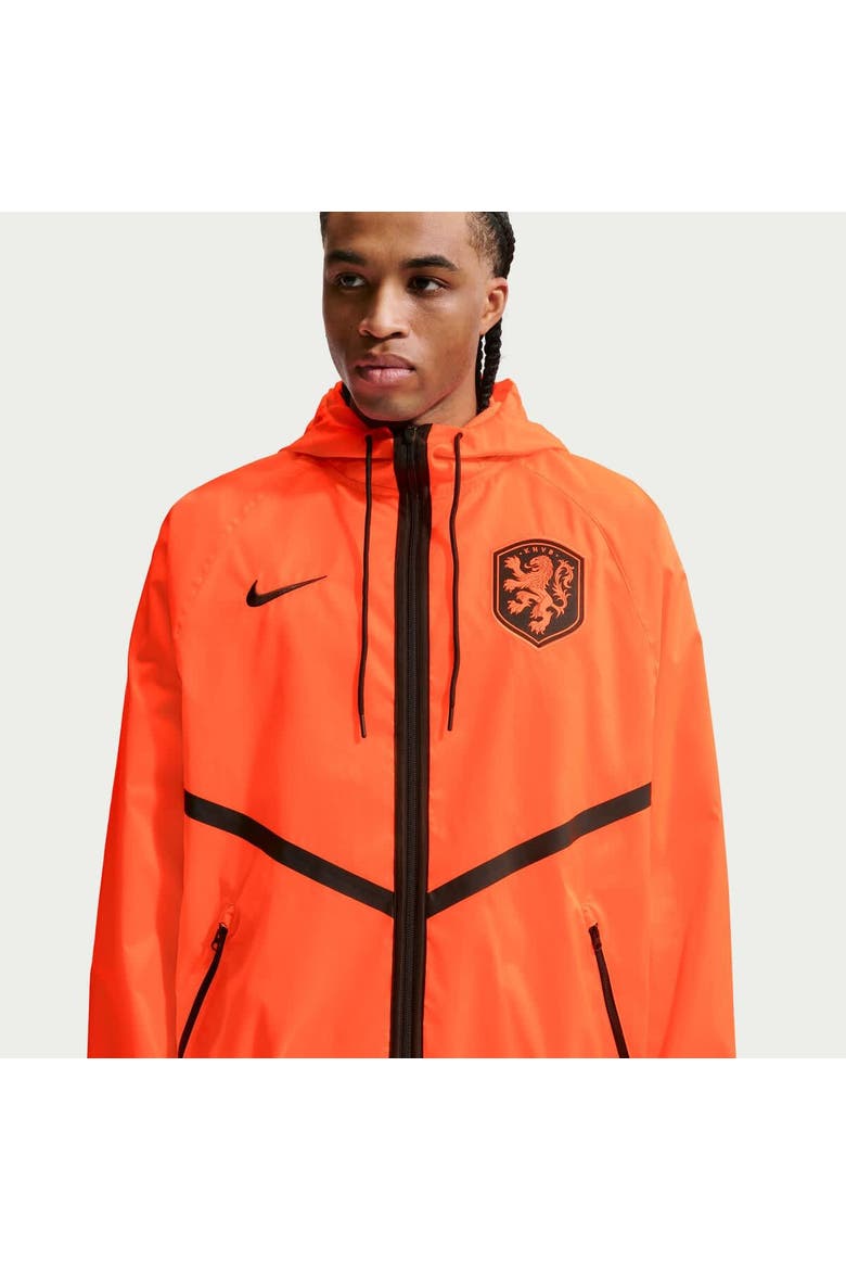 Men's Nike Orange Netherlands National Team 2026 Anthem Dri-FIT Full-Zip Hooded Jacket, Alternate, color, Orange