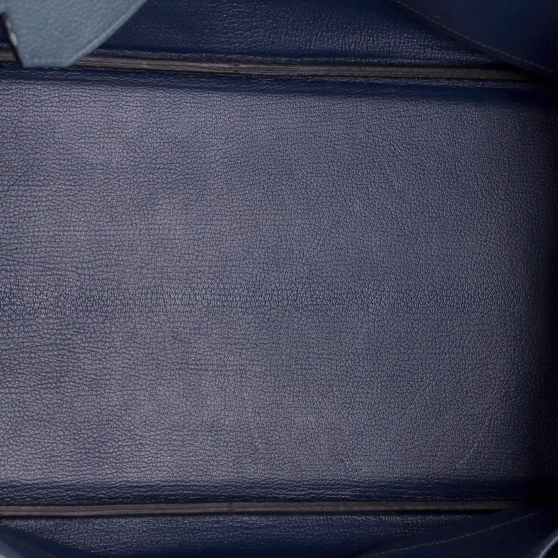 Pre-Owned Hermes Birkin Handbag Blue Togo with Palladium Hardware 40, Alternate, color, Bleu De Prusse