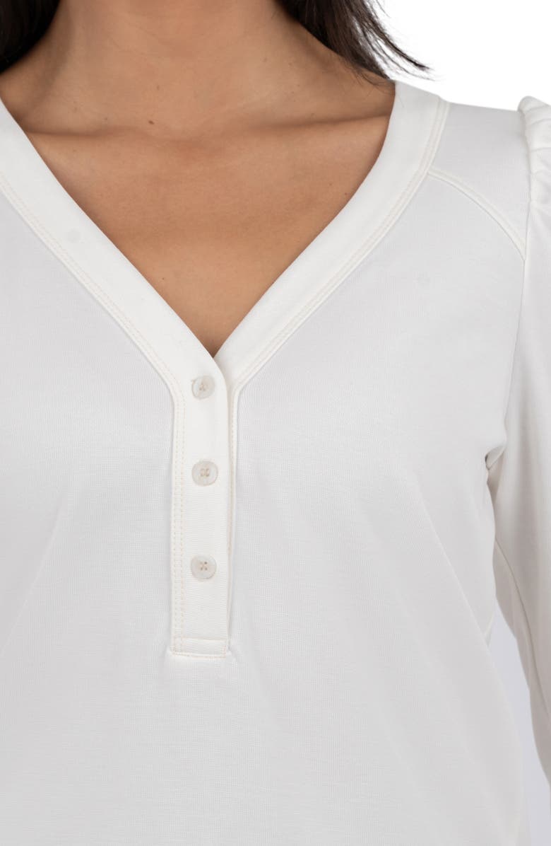 KUT from the Kloth Modal Blend V-Neck Henley, Alternate, color, 