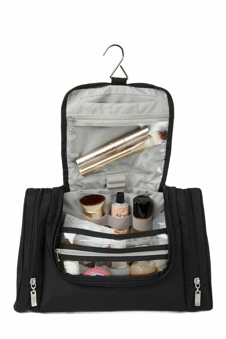 Travel Toiletry Kit Cosmetic Bag, Alternate, color, Black