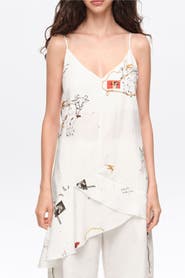 Bimba y Lola Ruffled A-Line Vest Top