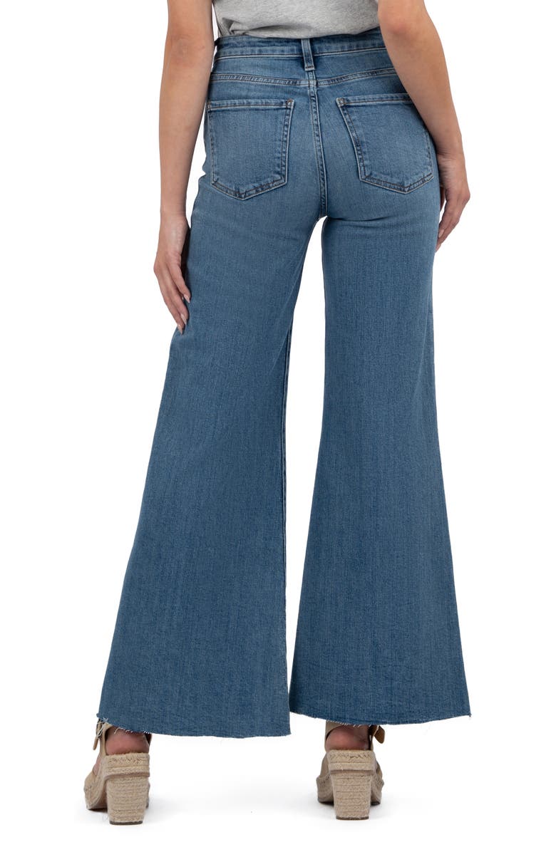KUT from the Kloth Ryan High Waist Superwide Leg Jeans, Alternate, color, Adaptability