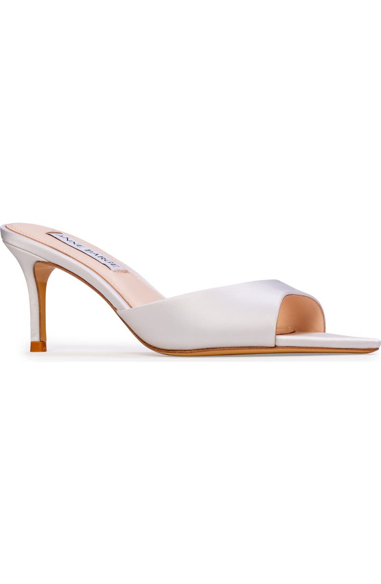 Anne Barge Serenity Satin Mule, Alternate, color, White Satin