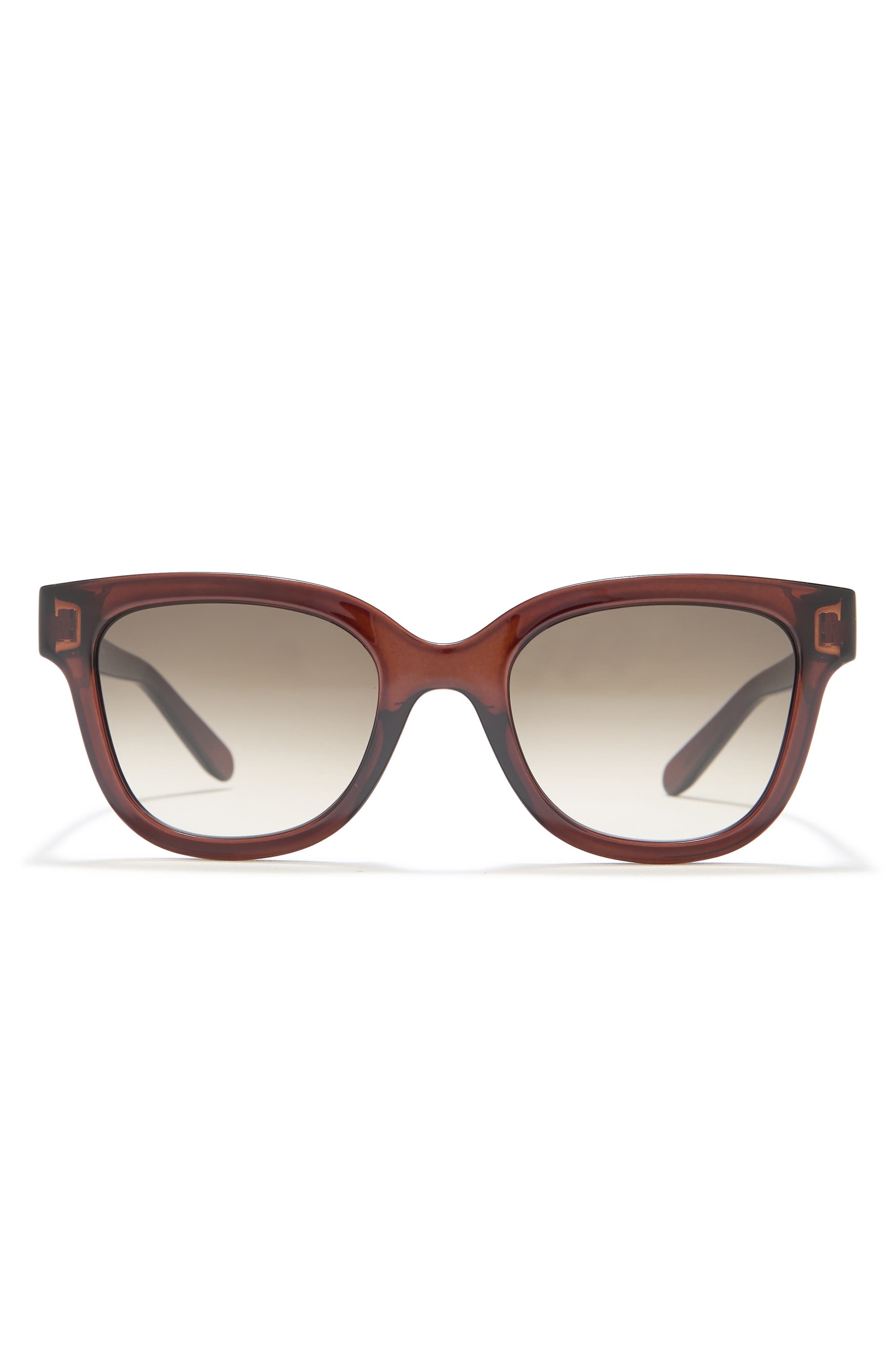 FERRAGAMO 52mm Rectangle Sunglasses