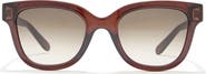FERRAGAMO 52mm Rectangle Sunglasses