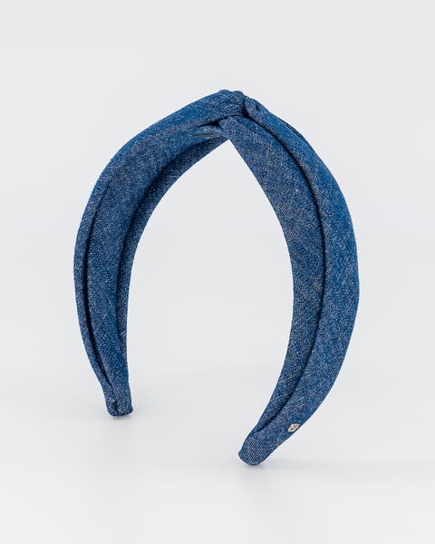 Denim headband