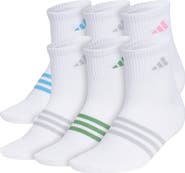 adidas 6-Pack Superlite Quarter Performance Socks