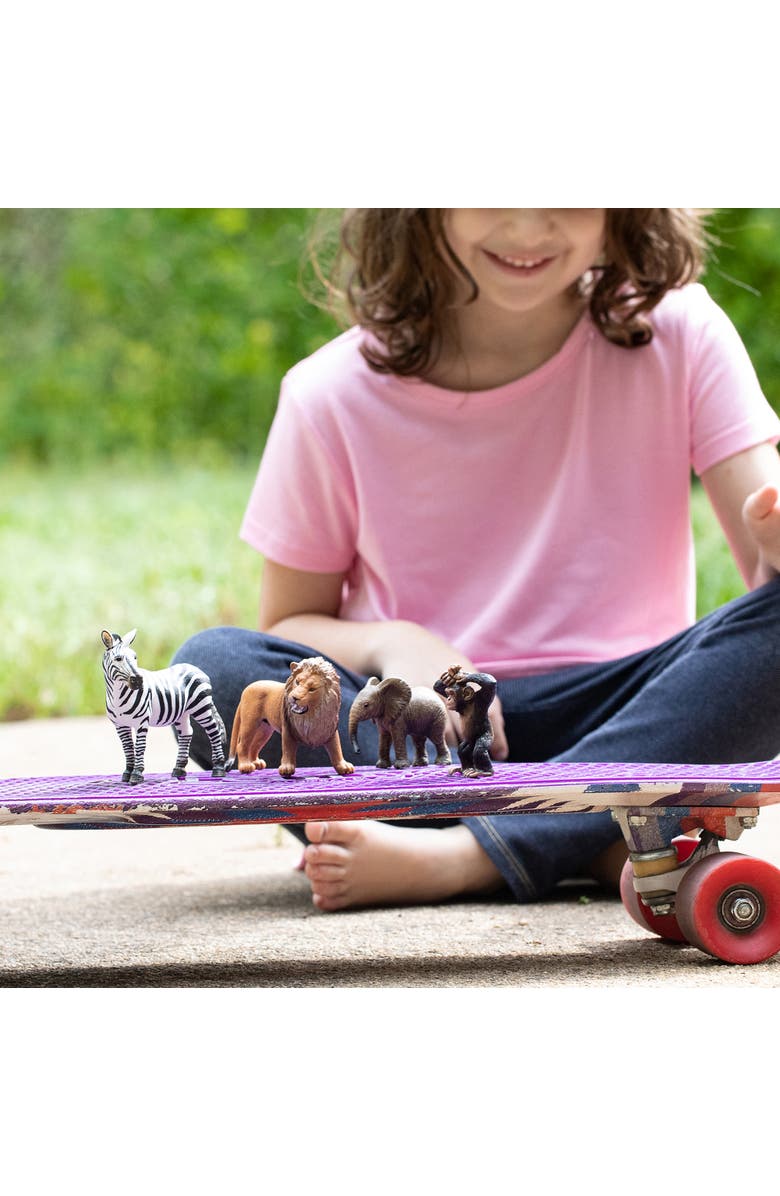 Schleich Wild Life Starter Set, 4 Animal Figurines, Alternate, color, Multicolored