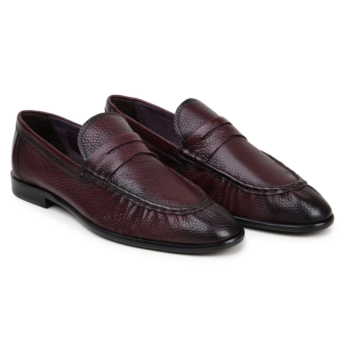 Dario Penny Loafer, Alternate, color, Burgundy