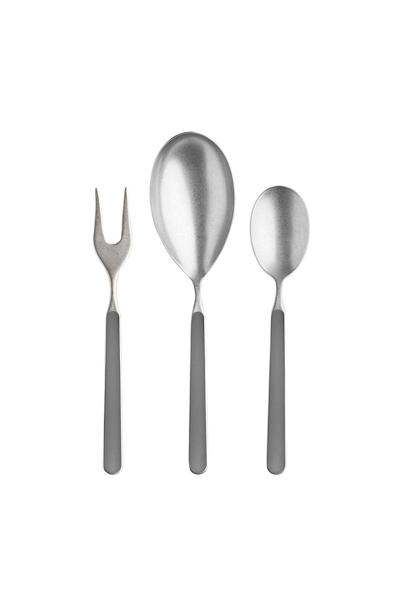 Mepra Fantasia Pewter Serving Set - 3 Pieces, Main, color, Vicuna