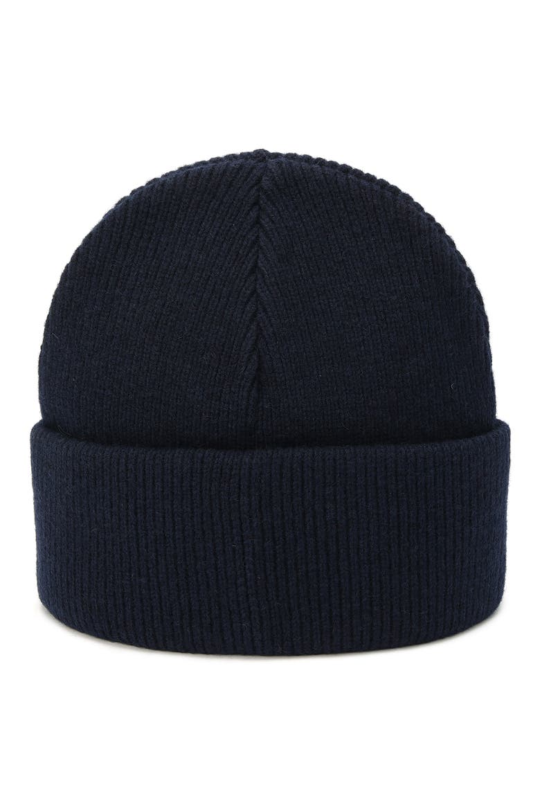 Rib Embossed Beanie, Alternate, color, DEEP BLUE