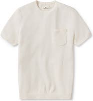 The Normal Brand Waffle Stitch Short Sleeve Sweater