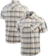 Darius Rucker Collection by Fanatics Men's Darius Rucker Collection by Fanatics Navy Seattle Mariners Plaid Full-Snap Shirt