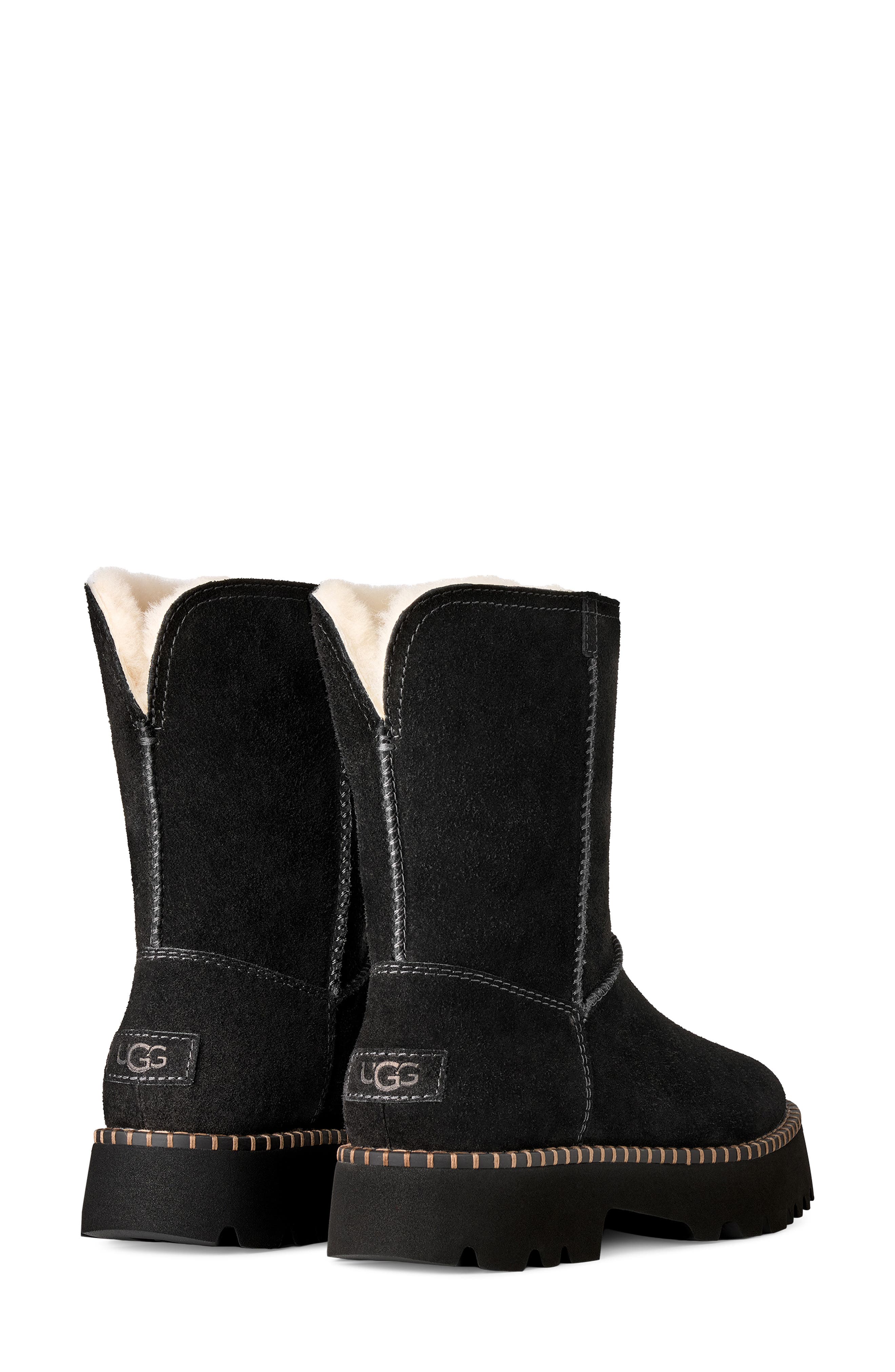 UGG® Uptowner Genuine Shearling Boot (Women) | Nordstrom