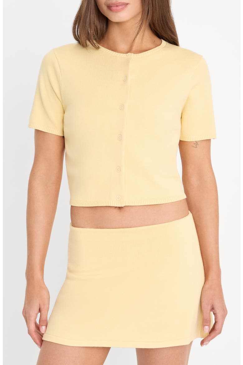The Keepsake Crop Cardigan, Main, color, HONEY