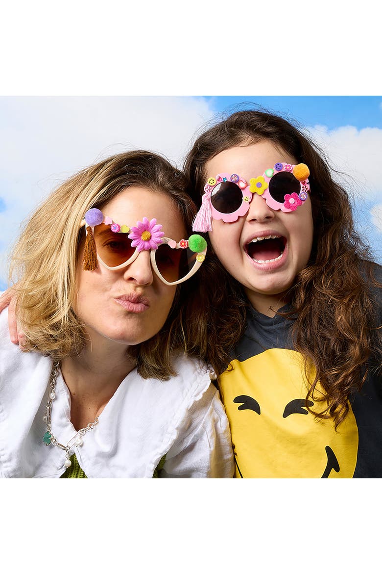 Decorate Your Own Sunglasses, Heart Eyewear, DIY Craft Kit, Alternate, color, Multicolored