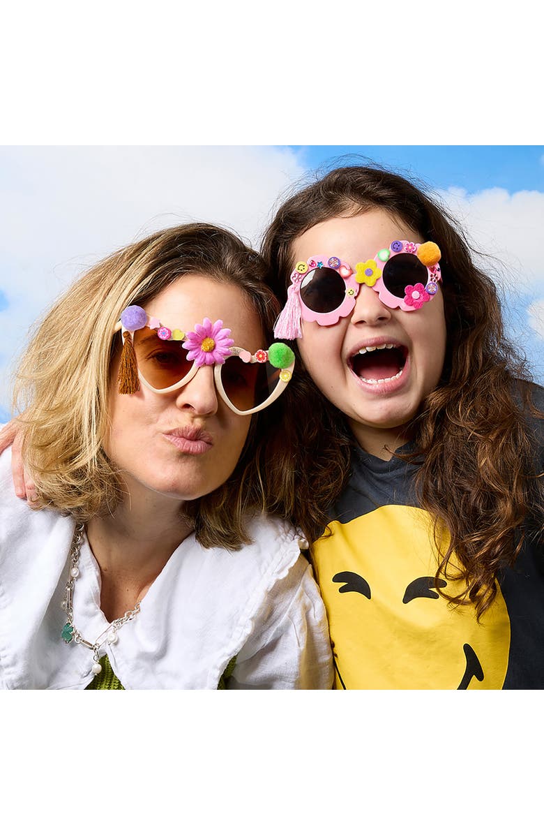 Journey of Something Decorate Your Own Sunglasses, Heart Eyewear, DIY Craft Kit, Alternate, color, Multicolored