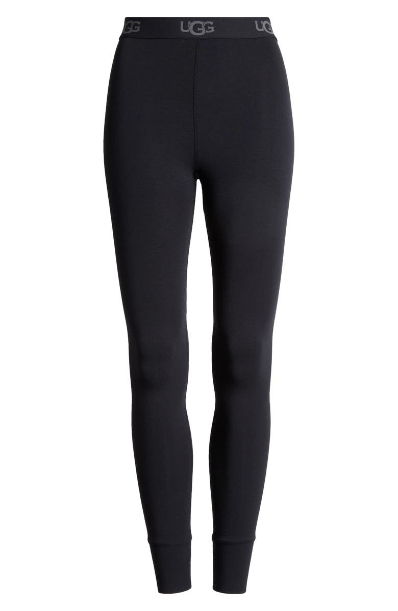 UGG<sup>®</sup> Paloma High Waist Lounge Leggings II, Alternate, color, Black