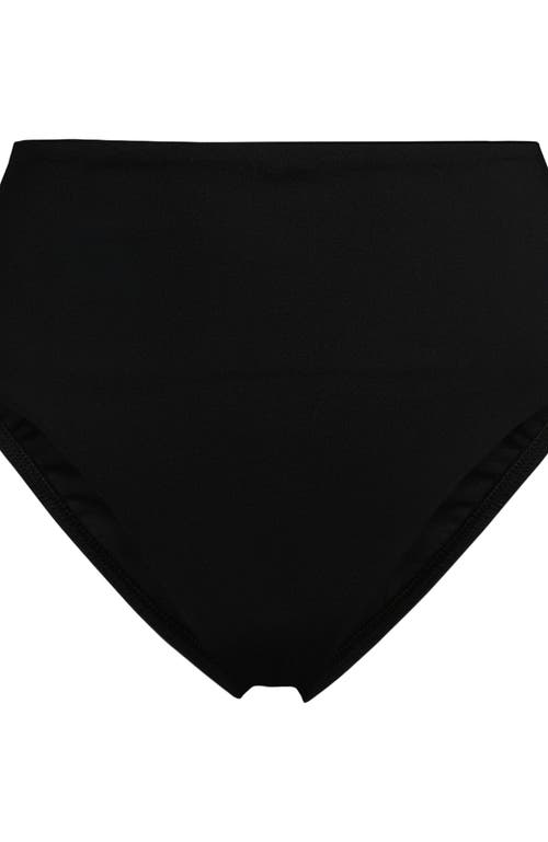 LANDS' END LANDS' END CHLORINE RESISTANT SMOOTHING CONTROL HIGH WAISTED BIKINI BOTTOMS