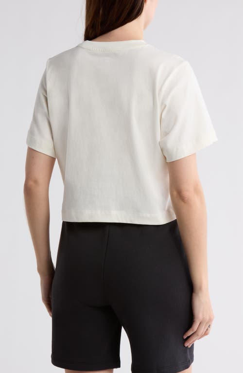 Starter Short Sleeve Crop T-shirt In Egret