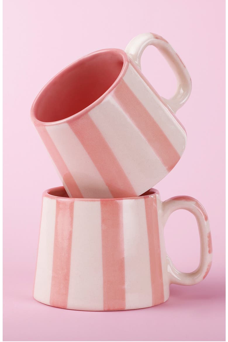 Stripe Mug, Alternate, color, PINK