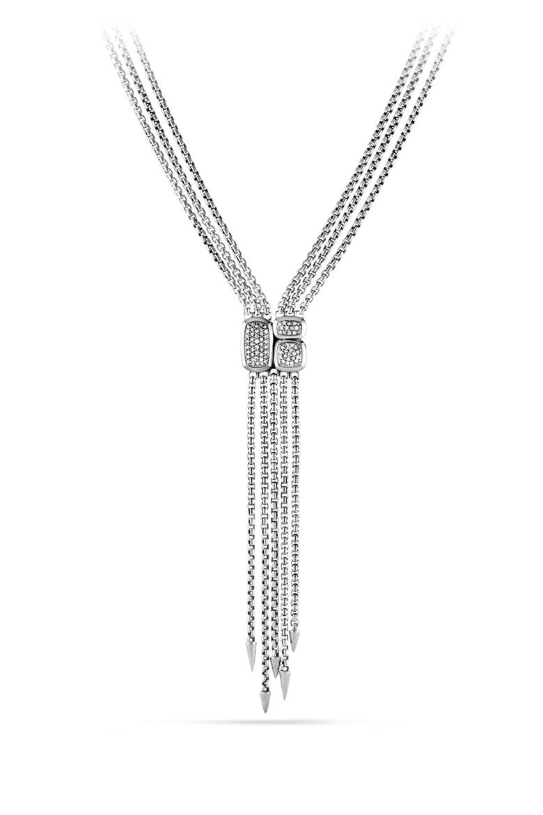 'Confetti' Drop Necklace with Diamonds, Main, color, DIAMOND