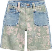Tractr Kids' Camo Denim Shorts