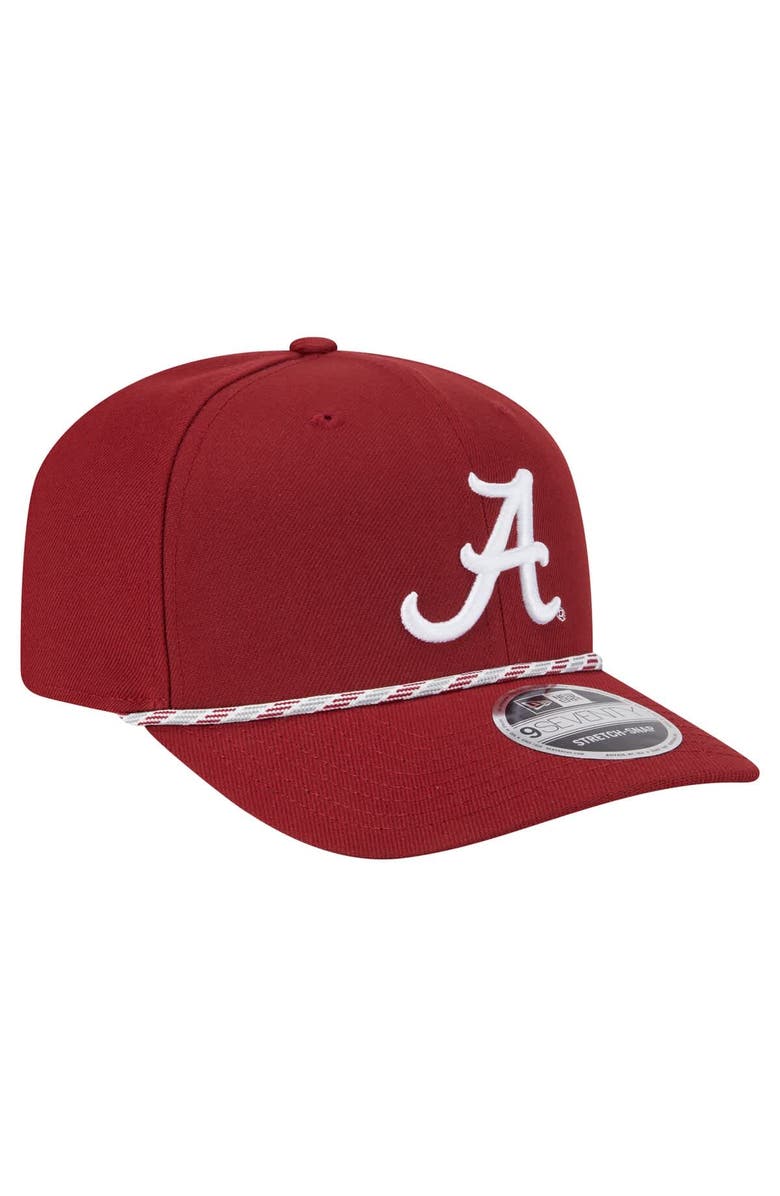 New Era Men's New Era Crimson Alabama Crimson Tide Game Day Multi-Rope 9SEVENTY Stretch-Snap Hat, Alternate, color, 