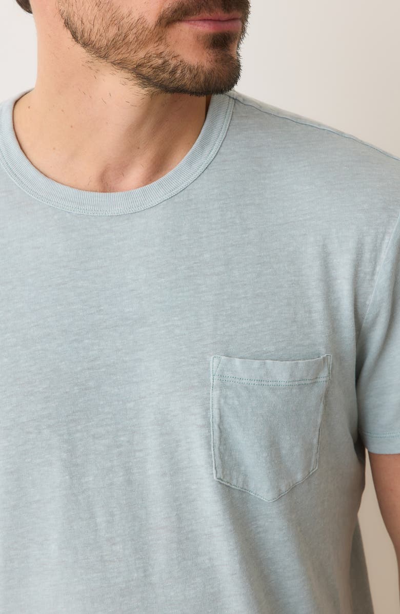 Marine Layer Relaxed Fit Hemp & Cotton T-Shirt, Alternate, color, Surf Spray