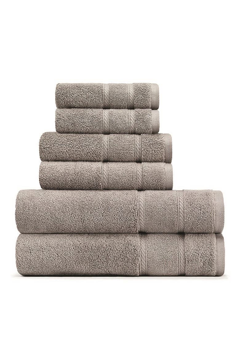 Belle Haven Bath Towel, Hand Towel & Washcloth Set, Main, color, GREY