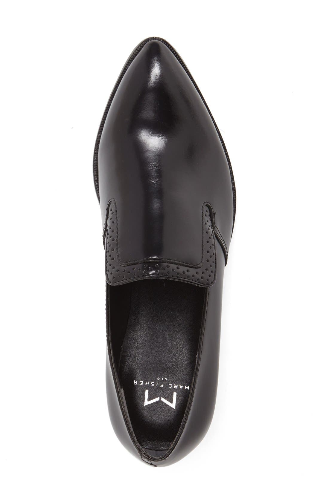 Marc Fisher LTD 'Kassie' Pointy Toe Loafer, Alternate, color, 