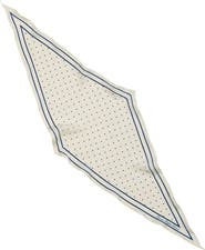 Lauren Ralph Lauren Dot Silk Diamond Scarf