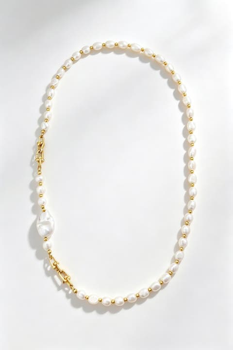 Ria Freshwater Pearl Chain Necklace