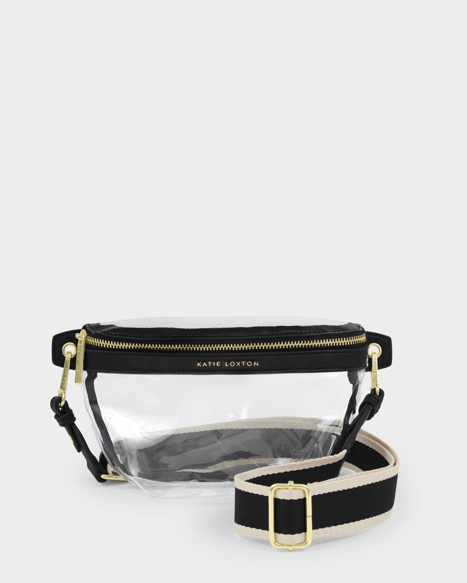 Katie Loxton Stadium Belt Bag in Black, Alternate, color, Black