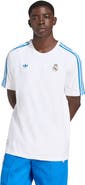 adidas Men's adidas  White Real Madrid Terrace Icons T-Shirt