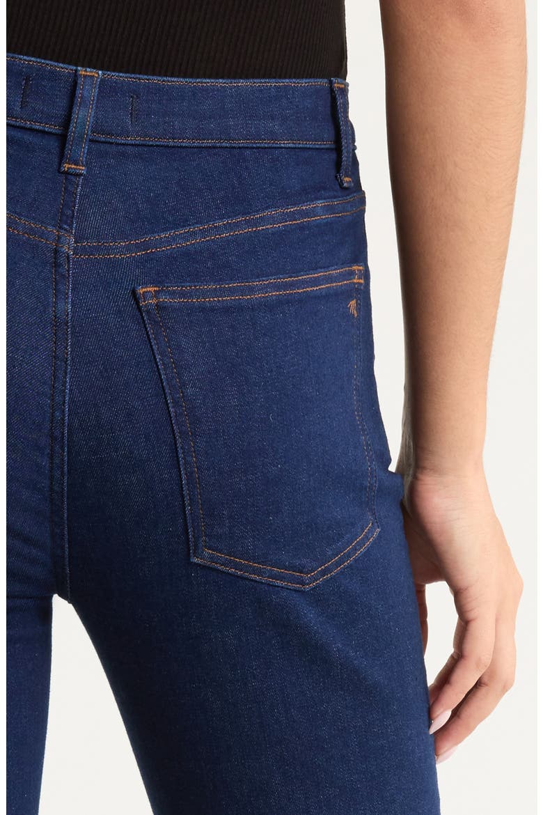 The Stretch High Waist Flare Jeans, Alternate, color, RINSE WASH