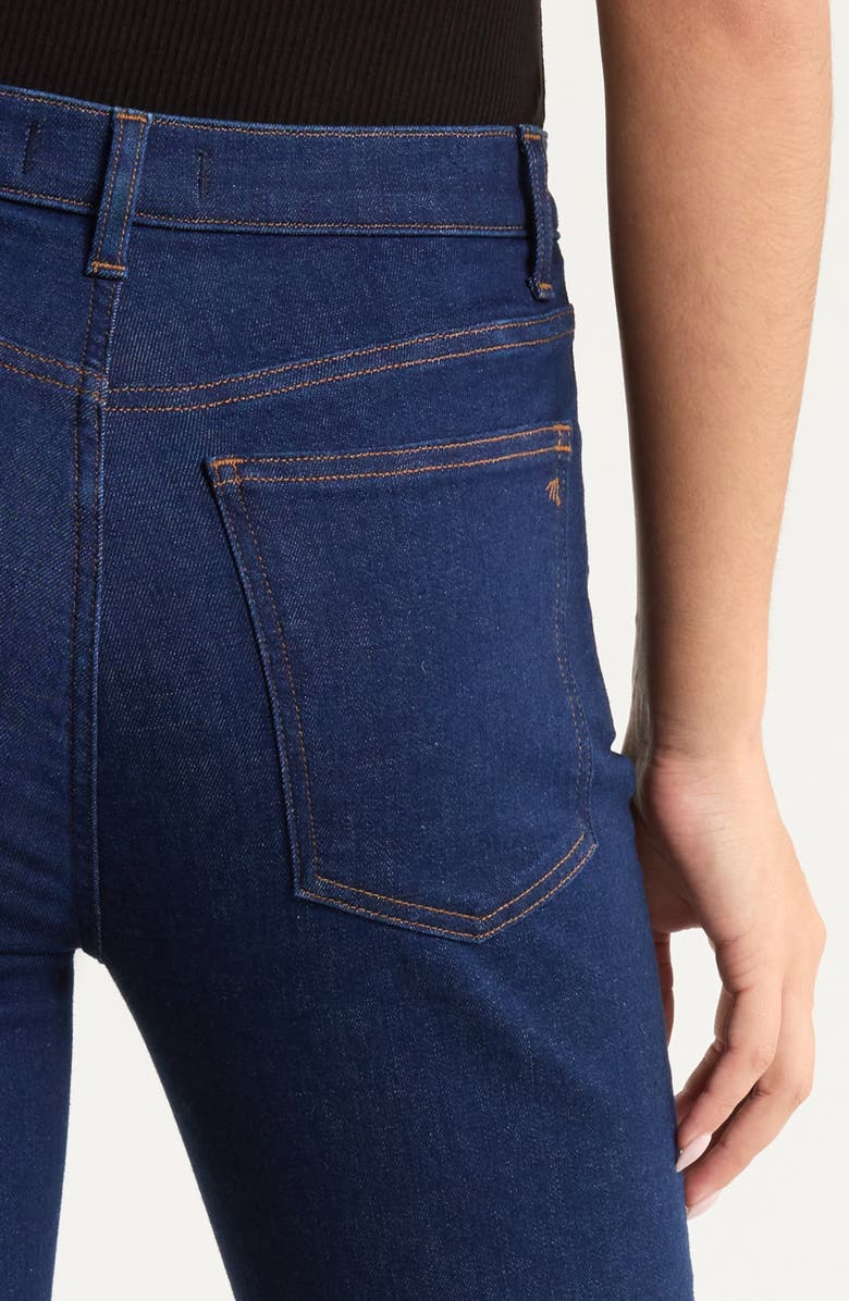 Madewell The Stretch High Waist Flare Jeans, Alternate, color, Rinse Wash