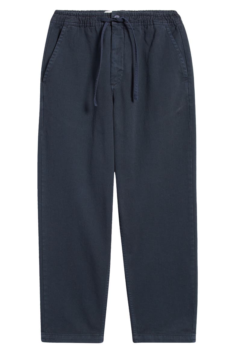 Kurt Organic Cotton Drawstring Crop Pants, Alternate, color, NAVY