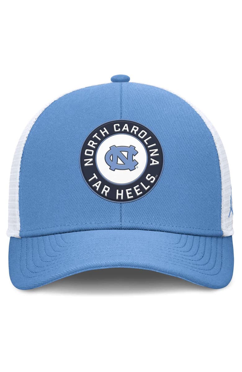 Jordan Brand Men's Jordan Brand Carolina Blue/White North Carolina Tar Heels Rise Primetime Performance Trucker Adjustable Hat, Alternate, color, 