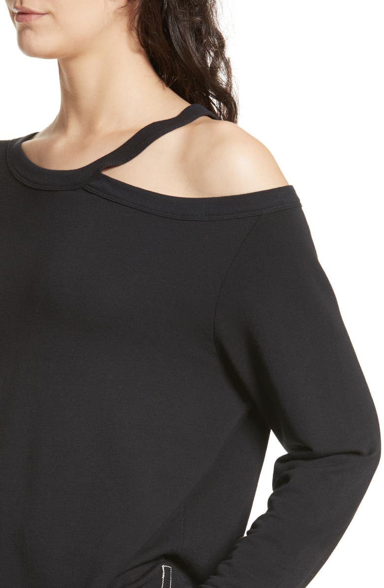 rag & bone/JEAN Sky One-Shoulder Top, Alternate, color,
