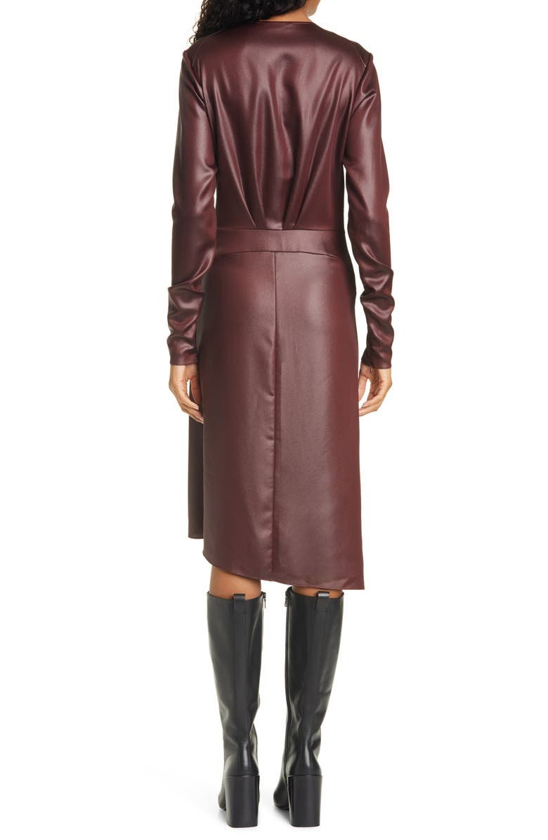 rag & bone McKenzie Faux Leather Dress, Alternate, color, 