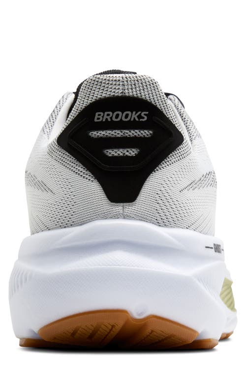 Brooks Ghost 17 Running Shoe In White