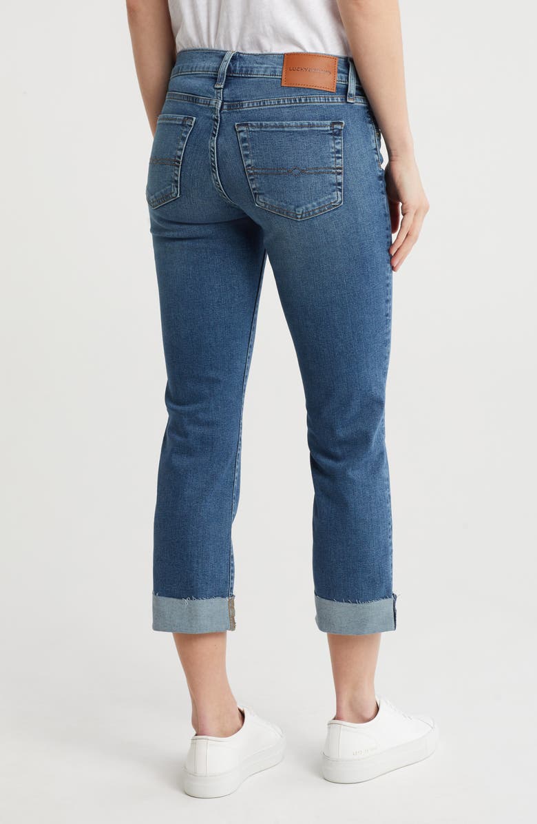 Lucky Brand Sweet Crop Straight Leg Jeans, Alternate, color, Rayland