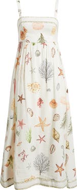 Blu Pepper Printed Midi Sundress