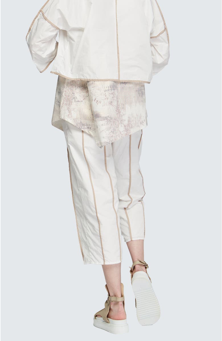 LUUKAA Jasper Memory Taffeta Pants with Liner, Alternate, color, Ecru