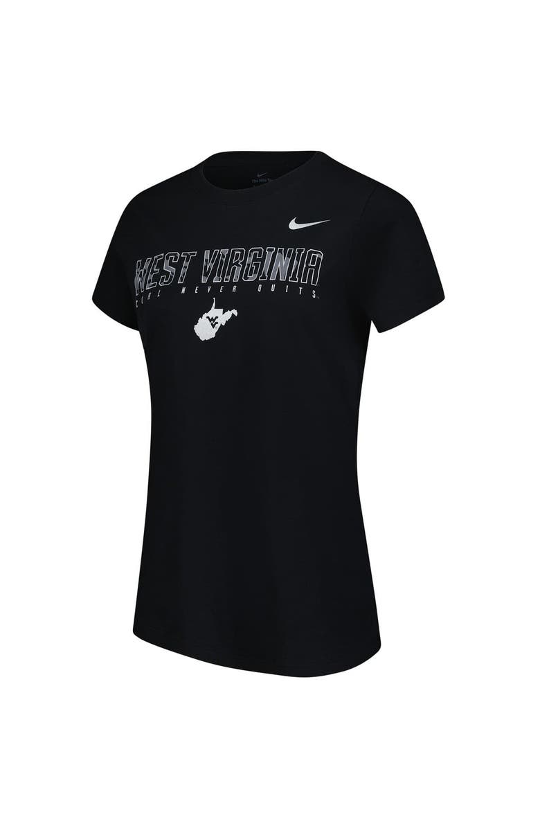 Nike Women's Nike Black West Virginia Mountaineers Coal Never Quits T-Shirt, Alternate, color, Black
